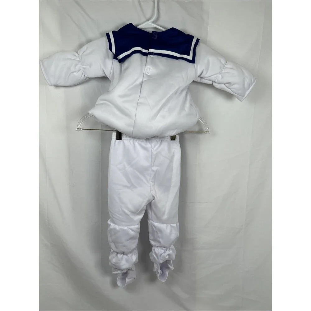 Ghostbusters Stay Puft Marshmallow Spirit Halloween Costume 12-18 Months w/ Hat